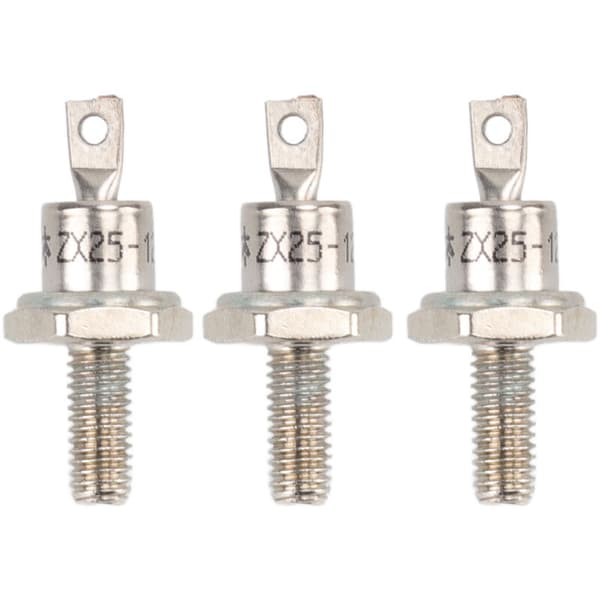 3 STK Ensretterdiode Spiral 25A Jernspiral Ensrettermodul med høj hårdhed Erstatning til Generator (Anode)