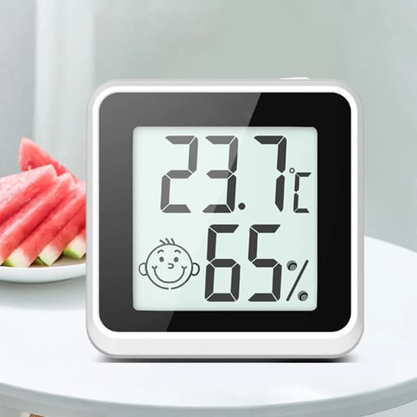 Mini digital termometer hygrometer inomhus 6 stycken, rumstermometer rumstermometer temperatur- och fuktighetsmätare