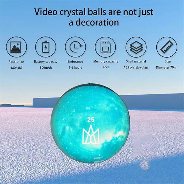 Krystalkugle Videoafspiller B