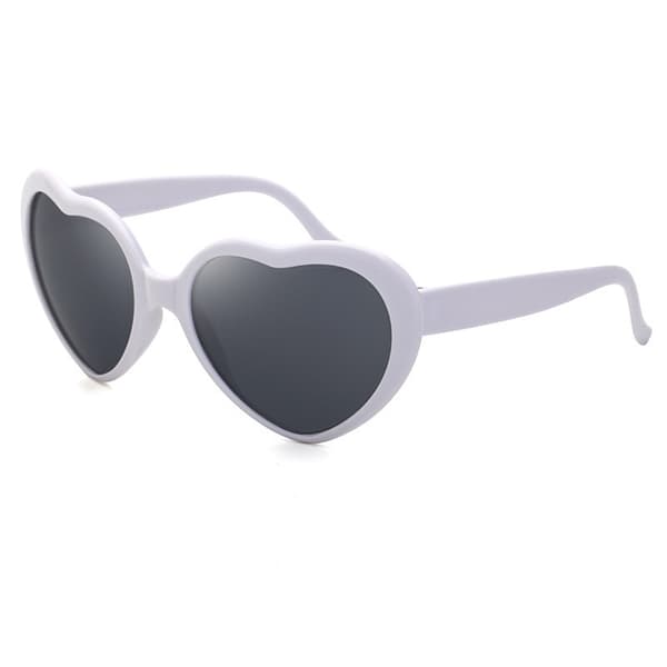 3D hjerteformede briller, der forvandler lys til en hjerteform color:vit