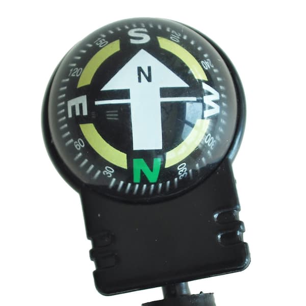 Kompas Dashboard Dash Mount Navigation Bil Båd Lastbil Sugekop Sort (Sort)