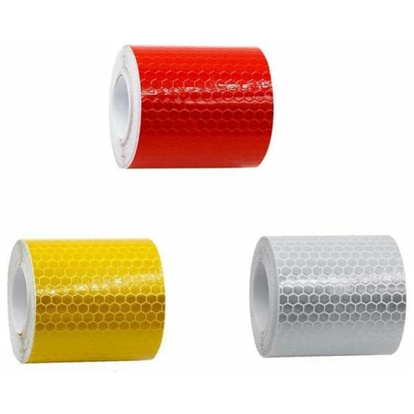 Reflextejp Säkerhetsreflextejp Varning Natt Synlighet med Bikake-pil 5cm x 3m