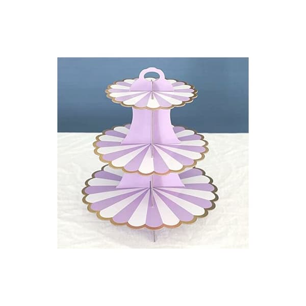 Rund papkageopsats Rund cupcakeopsats Eftermiddagste cupcakeopsats Fødselsdag Babyshower