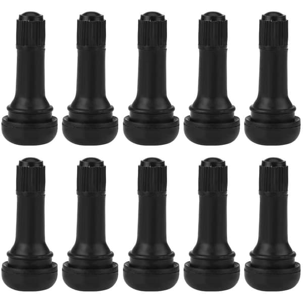 10 st bil Auto TR413 hjul snäpp in däck däckventil kort gummiventil