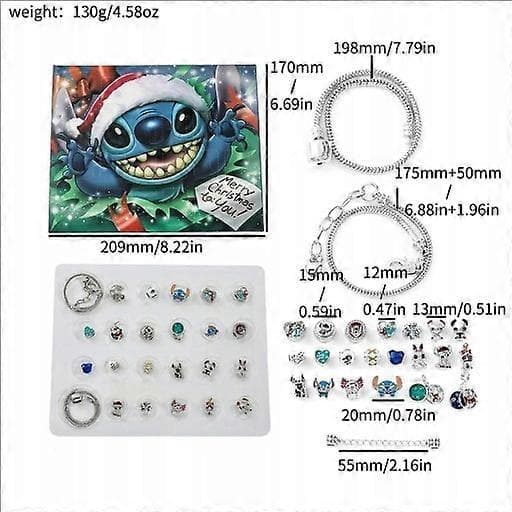 Korukalenteri Lapsille, Rannekorujen Korut, Stitch