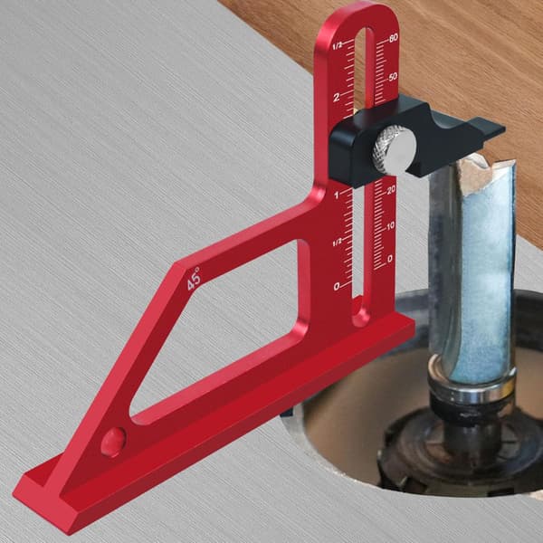 Træbearbejdningshøjde måler – 0-60 mm CNC aluminium dybdeværktøj