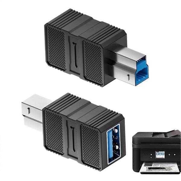 USB Printer Adapter USBA Hun Til USBB Han 3.0 Printer Connector Computer Laptop Scanner Harddisk Dataoverførsel