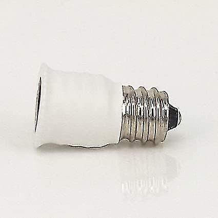10 stk. E12 Adapter E12 Til E14 Lampefod Adapter Konverter, E12 Til E14 Lampefod Adapter Til Glødelamper