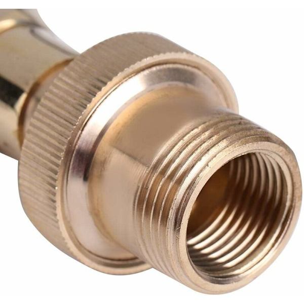 Universal springdyse, 1/2 DN15 og 34 DN20 messing blæserformet springvandssprinklerdysehoved