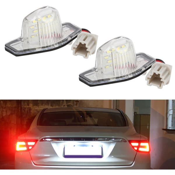 Bagnummerplade Nummerpladelys LED-lampe passer til Honda Crosstour 2010-2014 34101S5AA01