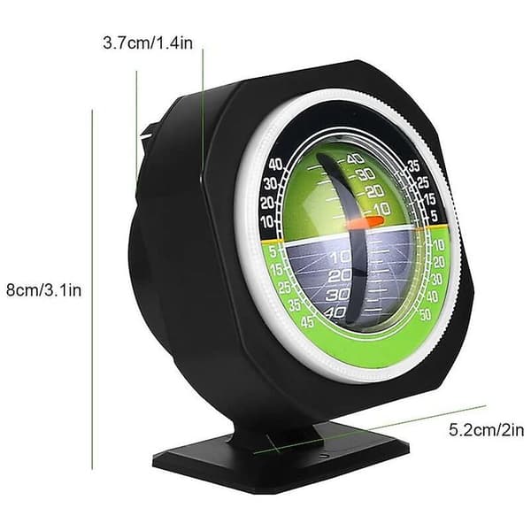 Bilinklinometer Bilinklinometer Nivå Bilkompass Inclinometer Display