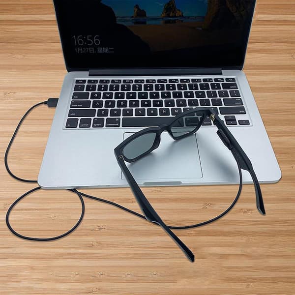60 cm fleksibelt USB-ladekabel Bluetooth-kompatibel brilleoplader til Bose