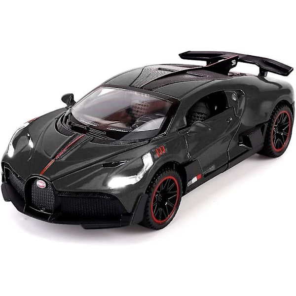 Legetøjsbil Bugatti Divo Legeringsmodelbil, 1:32 Støbt Bil Gaver Til 3 Til 7 År Gamle