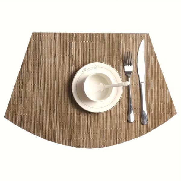 Runda bordstabletter, 4-delars set, kilformade, värmebeständiga 4PC