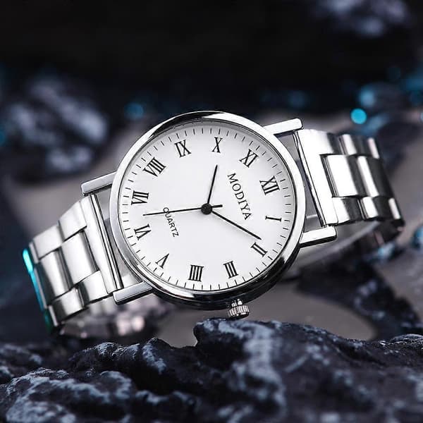 MODIYA Simpelt Stålrem Quartz Herreur