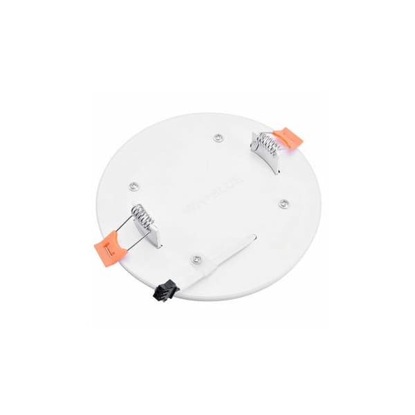 Stykke ultratynt panel, tofarget, rundt, innfelt lys, ubelastet, 18+6 W, skjult, hvit og blå, CHAM