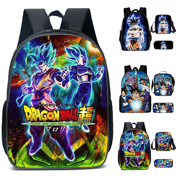 Toddlers Kids Dragon all ryggsekksett med etui Crossbody ags Skolesekk B