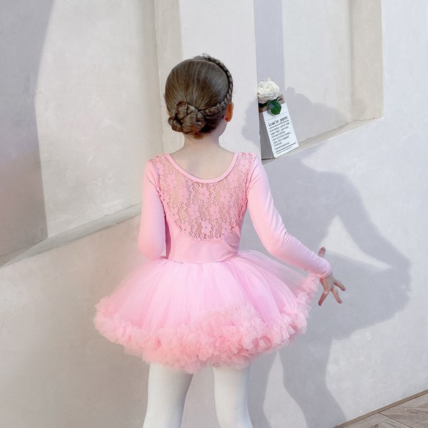 Piger Børn Ballet Dress Princess Sparkly Ballet Leotards Tutu Gi