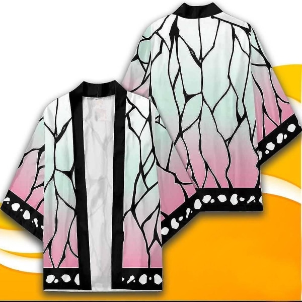 Unisex Kimono Hot Anime Demon Slayer Printed Cardigan Tecknad Barnkläder Barn Kostymer Casu