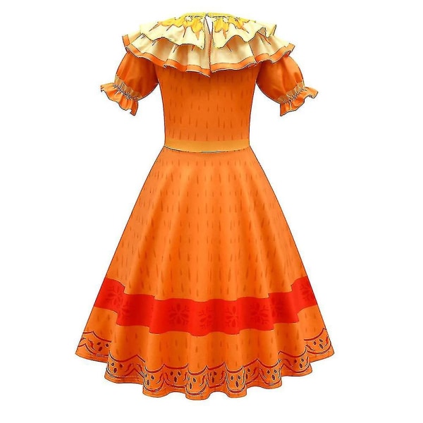 Encanto Princess Pepa Cosplay Barn Flickor Fancy Dress Up Kostym Karneval Festklänningar 10-12 Years