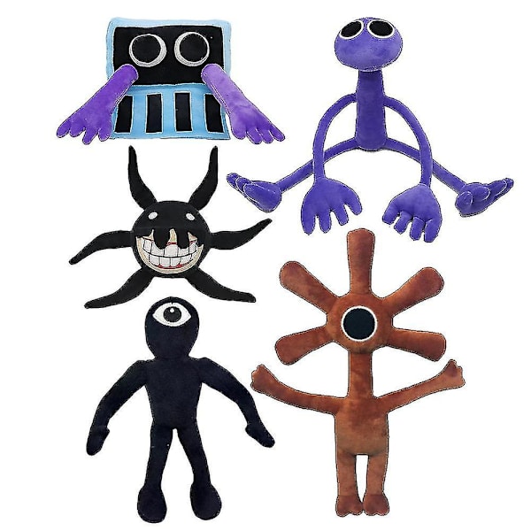 Rainbow Friends Doll Plys Legetøj Dukke Legetøj Blødt Plys Legetøj Black man