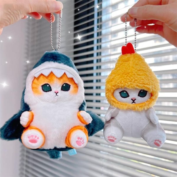 Shark Cat Fried Shrimp Cat 4-20CM 4-20CM 4-20cm