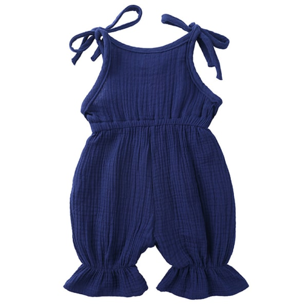 Toddler Baby Strappy Bodysuit Outfits Rompers cm Blue 80