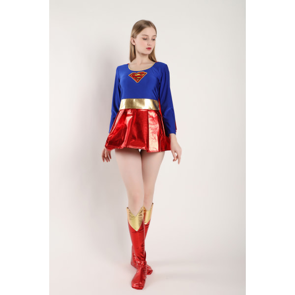 Supergirl-kjole til kvinders tv-show L