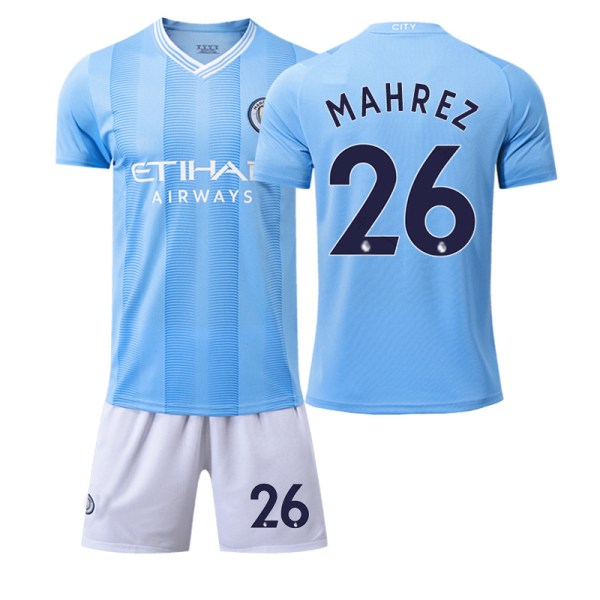 23 Manchester City Home Kit nro 26 Mahrez #28