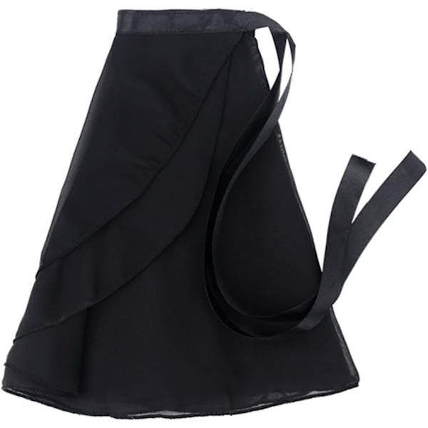 （svart）Girls Balett Dress Barn Gymnastik Dans Leotard Kostym