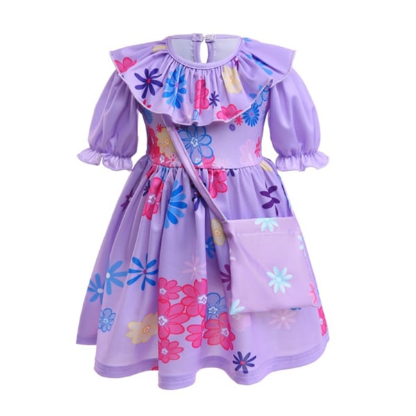 Magic Full House-kjole Encanto Kids Princess Dress Girls Cosplay A 110cm