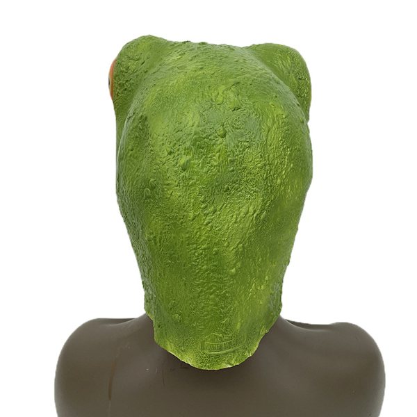 Green Frog Mask Animal Cosplay kostume rekvisitter til Halloween