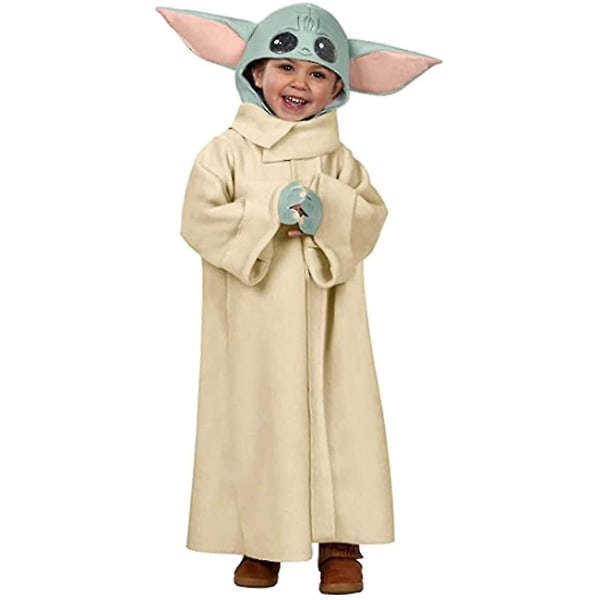 Baby Yoda -asu, mandalorialainen The Child Robe -takkihattu, Cosplay Cosplay -asu V XL