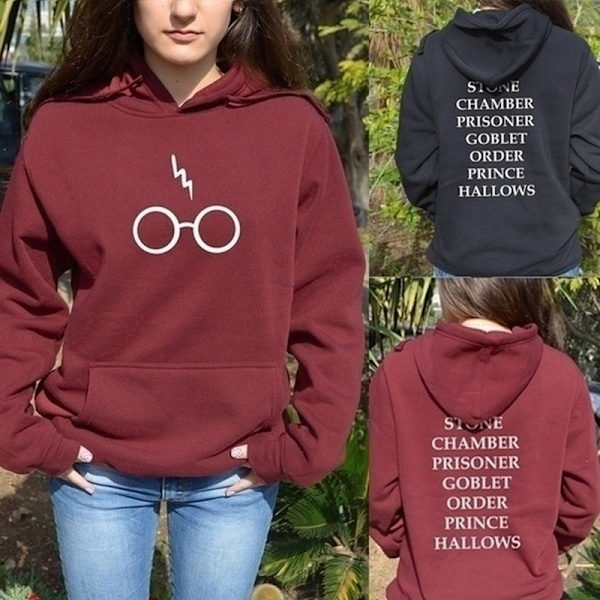 Hogwarts Alumni BOOK Titles Sweatshirt black 3XL