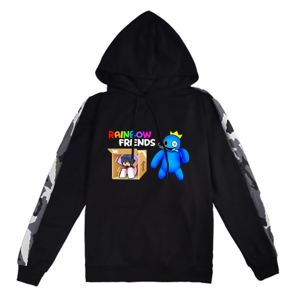 Roblox Rainbow Friends Pullover ångärmad Hoodie Jacka Skjortor A L