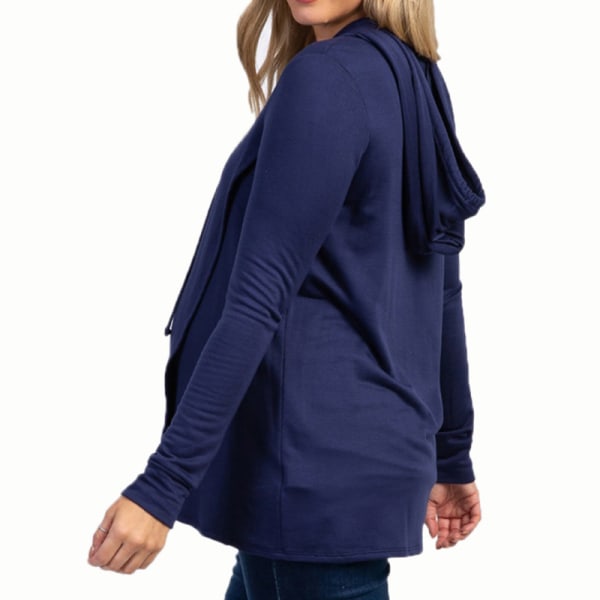 Enfärgad tröja för ammande kvinnor Navy Blue XL