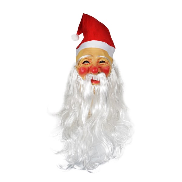Julemandens maske Fest Hovedbeklædning Cosplay kostume rekvisitter til jul