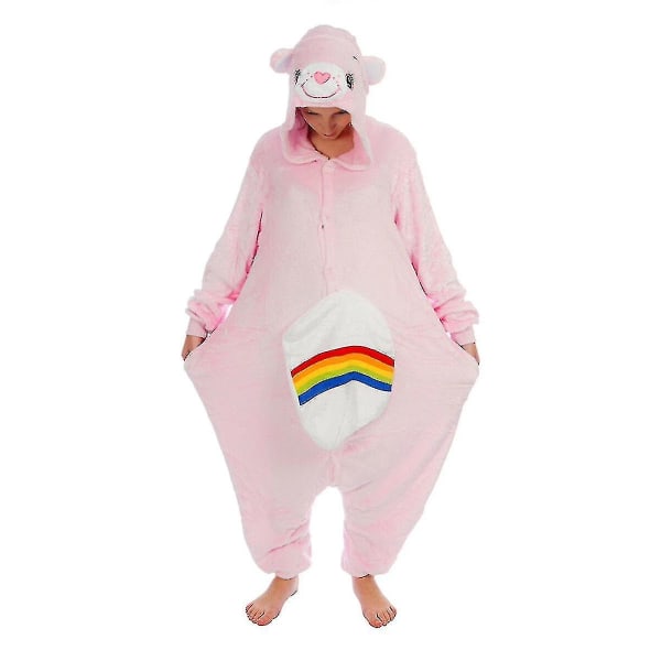 Halloween Unisex Onesie Kigurumi Fancy Dress Kostym Huvtröjor Pyjamas Sleep Wear-9-1 - Perfet Cheer Bea 0 Cheer Bear S for 150-160cm