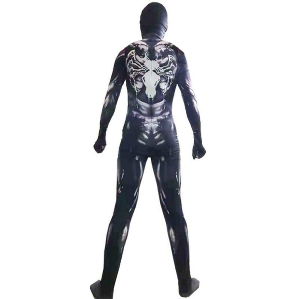 Barn Gutter Venom Superhelt Playsuit Jumpsuit Cosplay kostymer 160cm