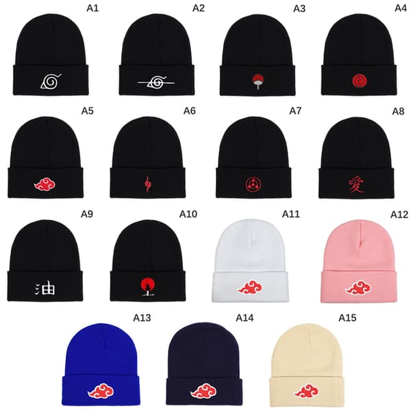 Winter Warm Hat Anime Cosplay Cloud Men Stickad Bonnet Brodera A2