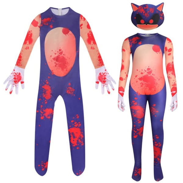 Sonic Performance Kostym Halloween Cosplay Kostym W 150cm