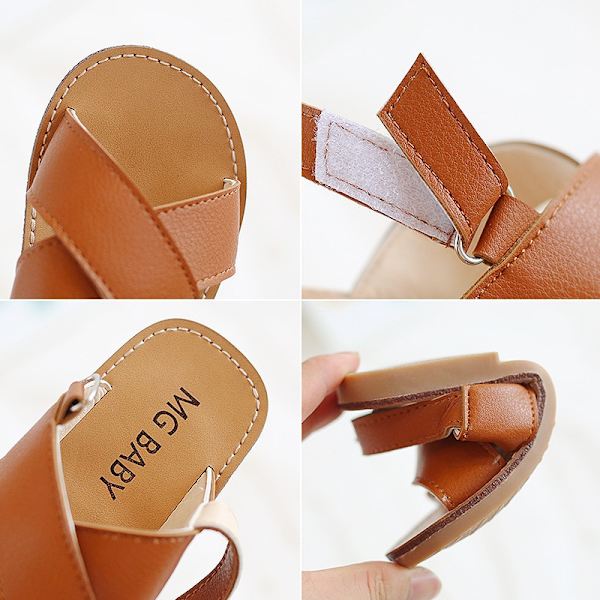 Småbarn Pojkar Flickor Sandaler 20 Sommar Barn Strandskor White 23
