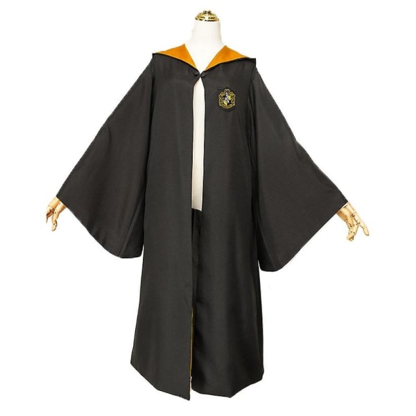 Magic Wizard Harry Potter Cosplay Costume Cape for voksne barn Yellow S