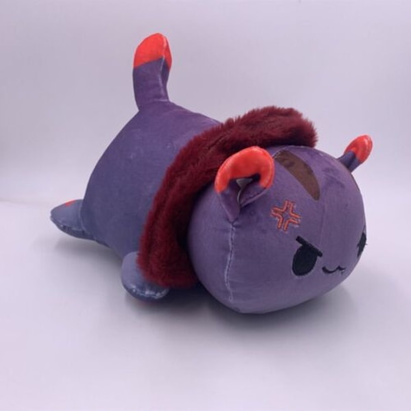 Meemeows Food Aphmau Cat Doll täytetty lelu Pehmonuket Donitsi 25cm Angry