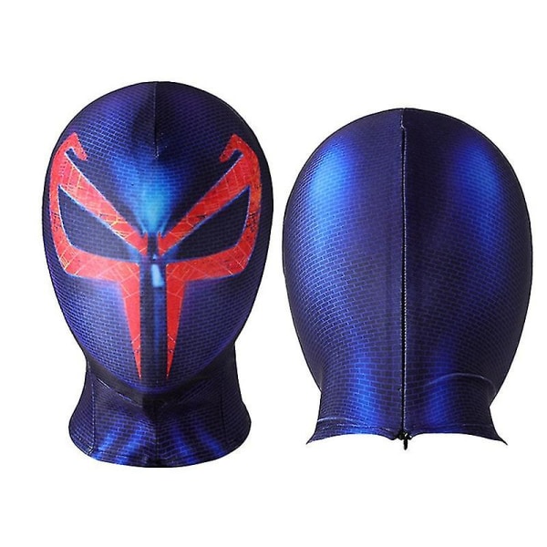 Barn Voksen Spider Man Cosplay Kostyme Fest Jumpsuit Spider-man 2099 Fin kjole Full set (including mask) XXS