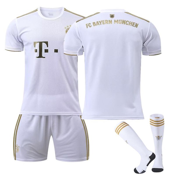 2022-2023 uuden kauden Bayern München Soccer Kits Kids 22(120-130CM)