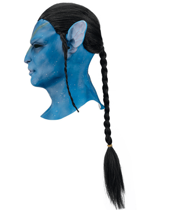 Halloween maske lateks hodeplagg skinner samme Avatar