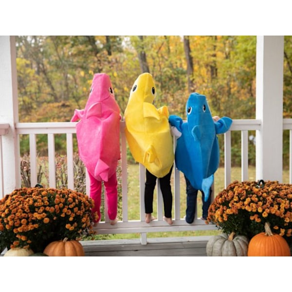 Hai-asu lapsille Halloween Cosplay-asu sininen 100cm yellow 110cm