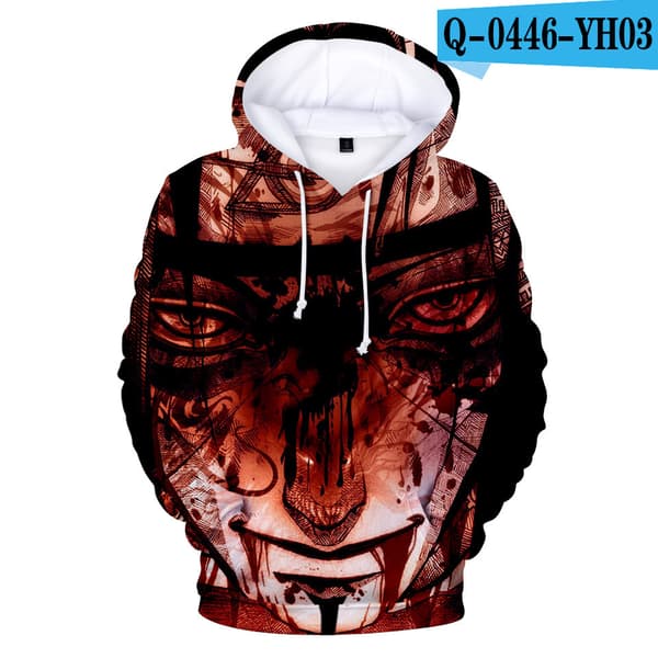 Barn/voksen Naruto 3d sweatshirt hettegenser Toppstil E 110cm