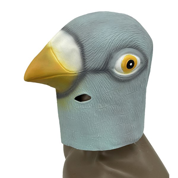 Pigeon Mask Animal Headwear Skremmende Cosplay-rekvisitter til Halloween